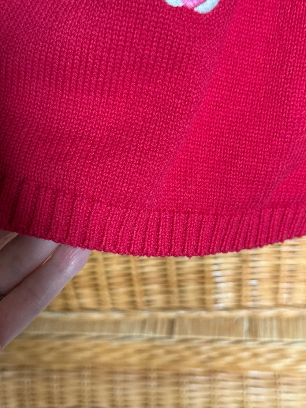 Gymboree Red & pink heart sweater dress